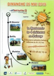 Randonnée des 4 châteaux en Puisaye