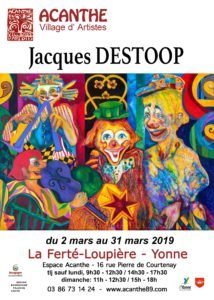 Exposition à l'Espace Acanthe - Jacques DESTOOP @ Galerie Espace Acanthe